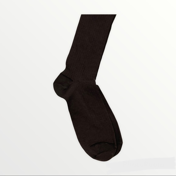 Nordstrom Men’s Signature Extra Fine Merino Wool Brown Tall Socks - Picture 3 of 4